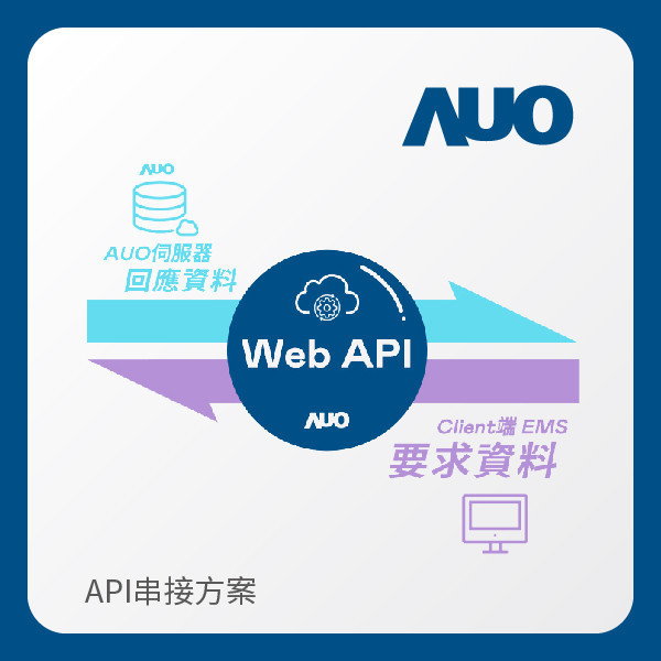 AUO API串接方案 AUO 好博体育光電 API串接方案
